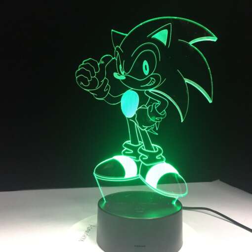 led lamp siil sonic valge valgusega mustal taustal