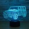 3D lamp maasturi kujuga LED valgustusega