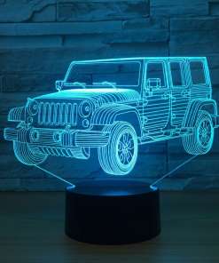 3D lamp maasturi kujuga LED valgustusega