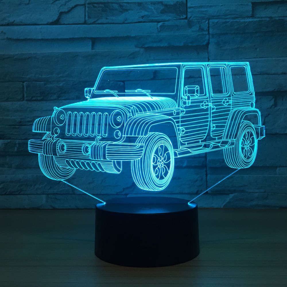 3D lamp maasturi kujuga LED valgustusega