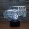 3D lamp maasturi kujul öökapil valgustatud