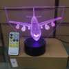 3D lamp lennukiga lapse toa sisustuseks