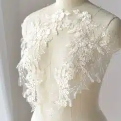 elegantsed pitsid komplektis viis paari suurusega 42x20 cm valge pitsiga dekoratiivne kangas