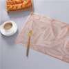 elegantne lehemustriline pvc lauamatt 30x46 cm plekkikindel libisemisvastane