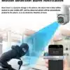 1080P PTZ IP WiFi turvakaamera paigaldatuna välitingimustes IP66 veekindel