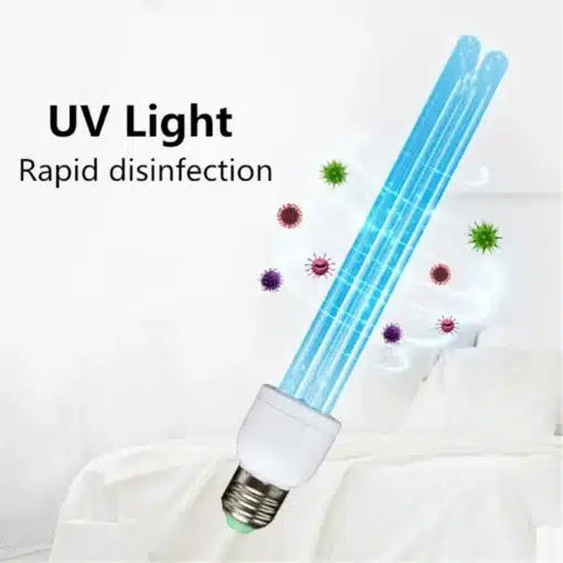 ultraviolettvalgusega desinfitseerimise lamp kvartsklaasist valge värvusega sobib 20-30 ruutmeetri desinfitseerimiseks