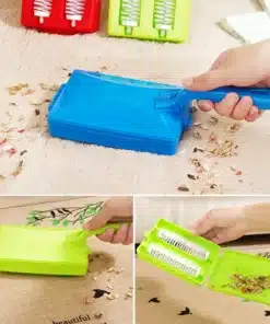 kahe harjasega plastikust puhastustarvik 17x10.5cm juhusliku värviga