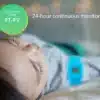 laste digitaalne termomeeter plastist bluetooth 4.0 sinine ja valge ekraaniga