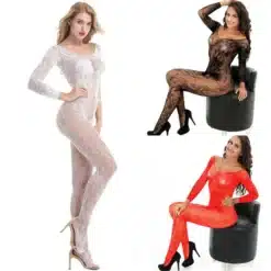 must pitsist bodysuit nailonist ja satiinist valgel taustal