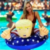 ujumisrõngas donald trumpiga pvc materjal välimine diameeter 90 cm sisemine diameeter 35 cm