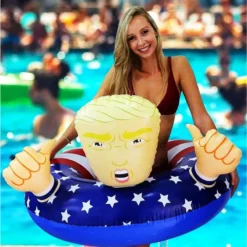 ujumisrõngas donald trumpiga pvc materjal välimine diameeter 90 cm sisemine diameeter 35 cm