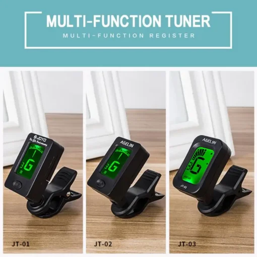 elektrooniline tuuner kitarridele ukulelele viiulile jt-01 jt-02 jt-03 erinevates suurustes ja kaaluga