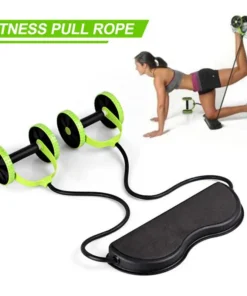 fitness treeningseade kätele ja jalgadele mustade käepidemetega, veniv nöör, materjal eva, abs, pp, pikkus 35-95 cm