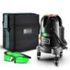 laser DEKO LL57G S1 seeria must ja punane versioon vertikaalsete ja horisontaalsete laserite funktsioonidega