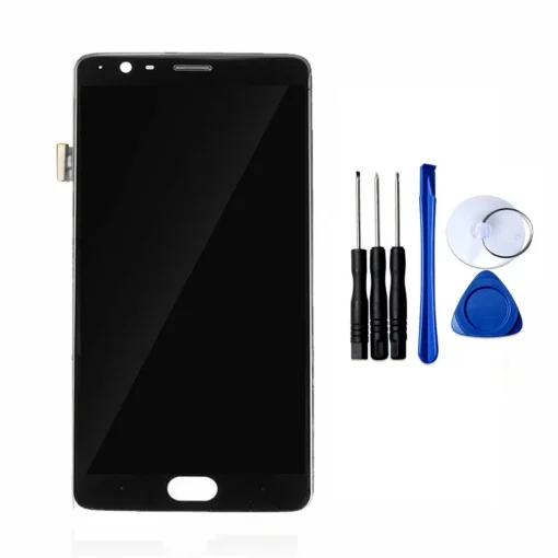 oneplus 3/3t ekraan ja tööriistad mustvalges komplektis