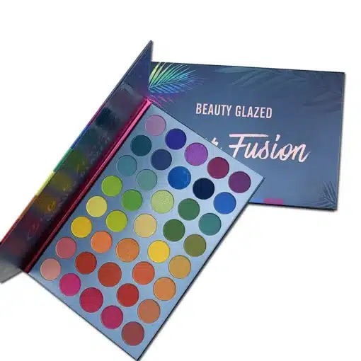 veekindel lauvärvipalett 39 värviga elecool erinevate viimistlustega sh shimmer matte metallic mõõdud 24.1x15.8x1cm