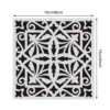 mandala šabloonide komplekt 16 tk 15x15 cm pet materjaliga