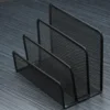 metallist must paberihoidja minimalistlikus disainis, sobib kontorisse ja koju paberi korraldamiseks