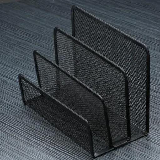metallist must paberihoidja minimalistlikus disainis, sobib kontorisse ja koju paberi korraldamiseks