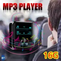 veekindel bluetoothiga mp3 pleier rondaful hõbedane metalne korpus puutetundliku ekraaniga ja häälsalvestuse funktsioon