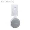 pistikusse käiv kõlar, valge plast, kaablite hoidik, vertikaalne paigaldus, sobib Google Home Mini ja Echo Dot 3 jaoks