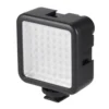 led valgusti fotoaparaadile musta kestaga 49 lediga 800lm heledusega ja 6000k värvitemperatuuriga