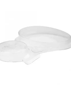 esitulede katted benz w211 e350 e300 e200 2002-2008 plastist läbipaistev paar komplektis