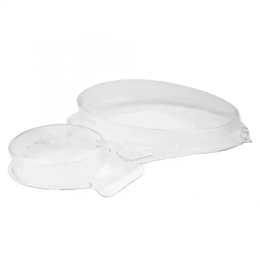 esitulede katted benz w211 e350 e300 e200 2002-2008 plastist läbipaistev paar komplektis