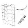 metallist seinale või uksele kinnitatav riiul mõõtudega 43.4x27.8x9.7cm