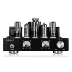 integreeritud võimendi hifi 6p1 esi- ja külgvaade koos nuppude ja terminalidega