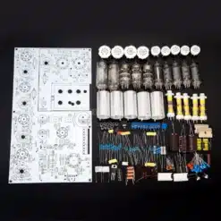 stereovastuvõtja diy komplekti komponendid laual