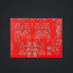 Hi-End stereo DIY komplekti elektroonika detailid ja trükkplaat