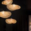 Moderne bambusest laelamp