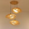 Moderne bambusest laelamp
