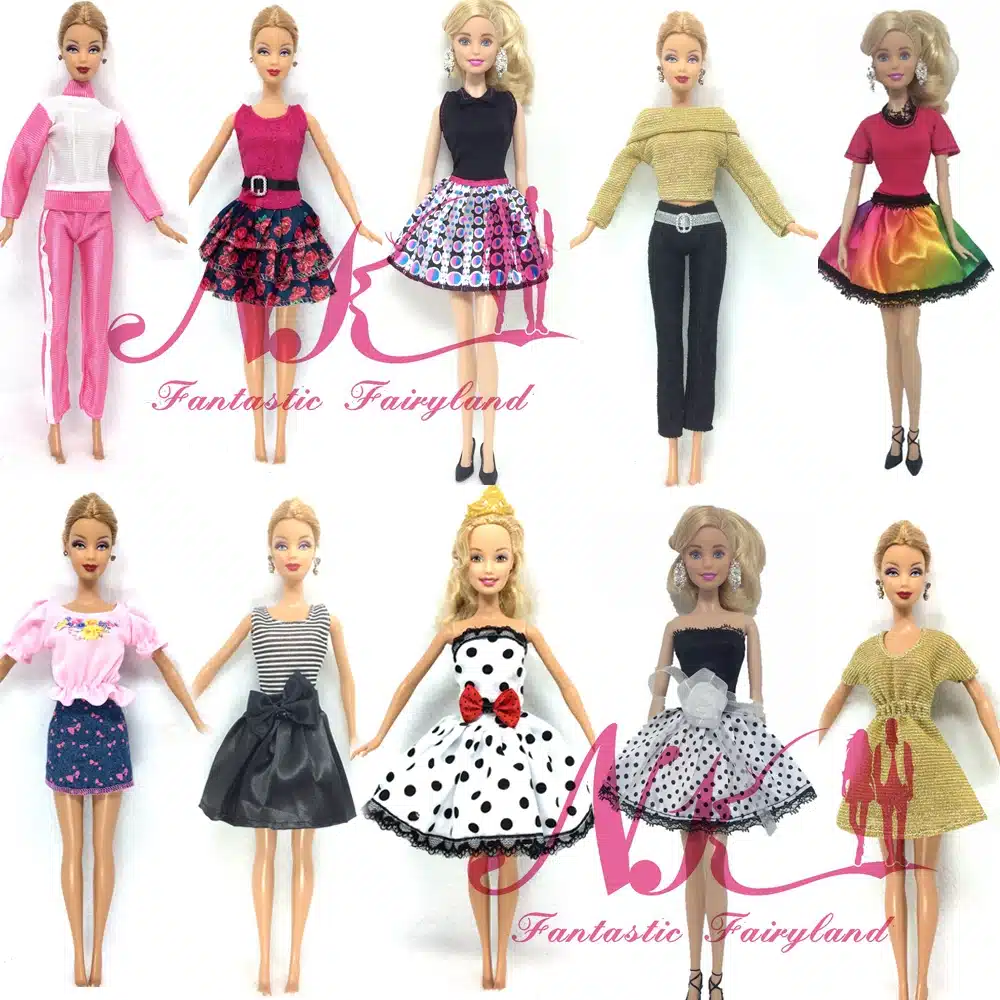 Barbie nuku riiete komplekt, 10 tk | kujundav pilt e-kaubamaja pildikogust