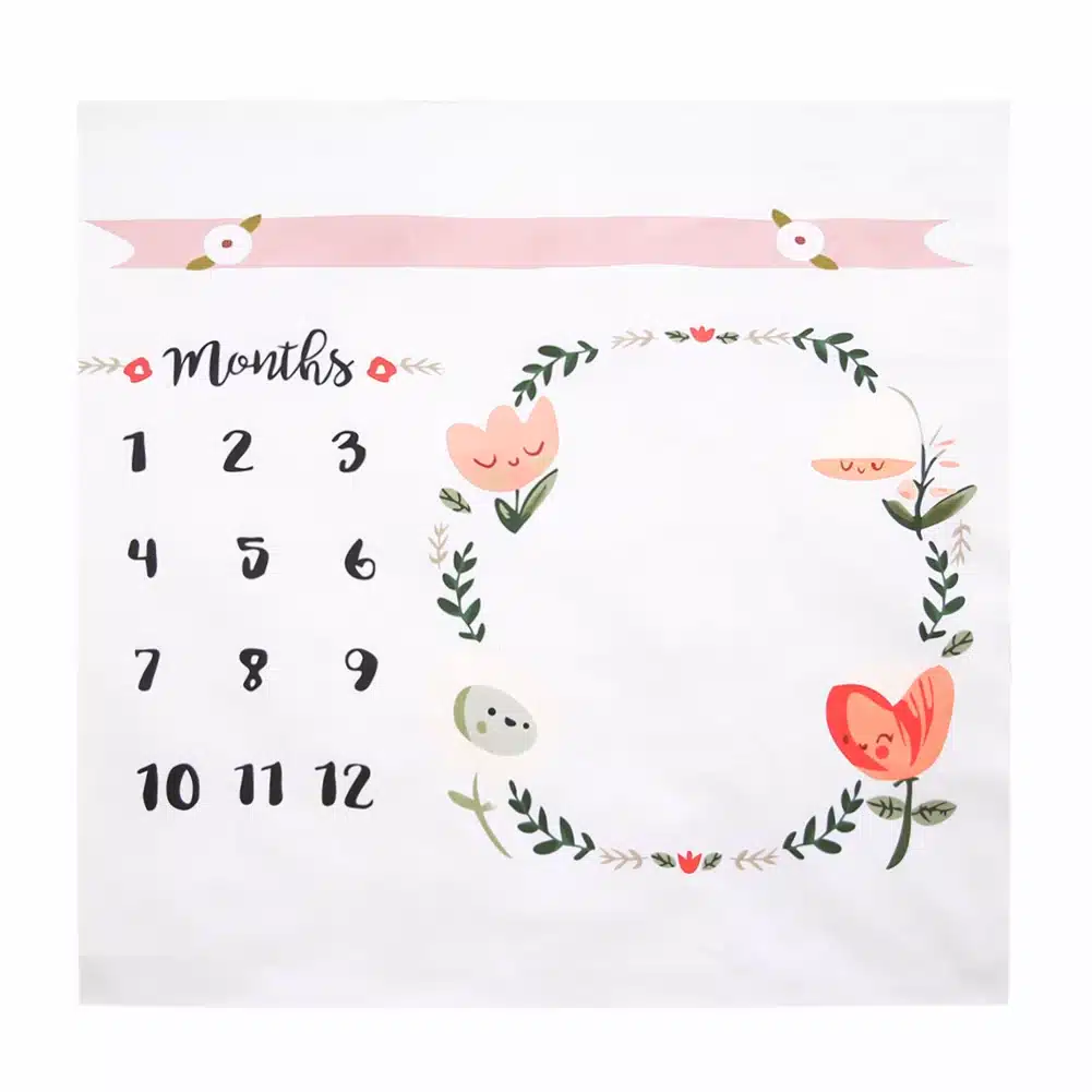 Baby Blankets Swaddle Wrap Newborn Fashion Bathing Towels Flower Printed Cute Soft Blanket DIY Infant Kids Photography Props 15