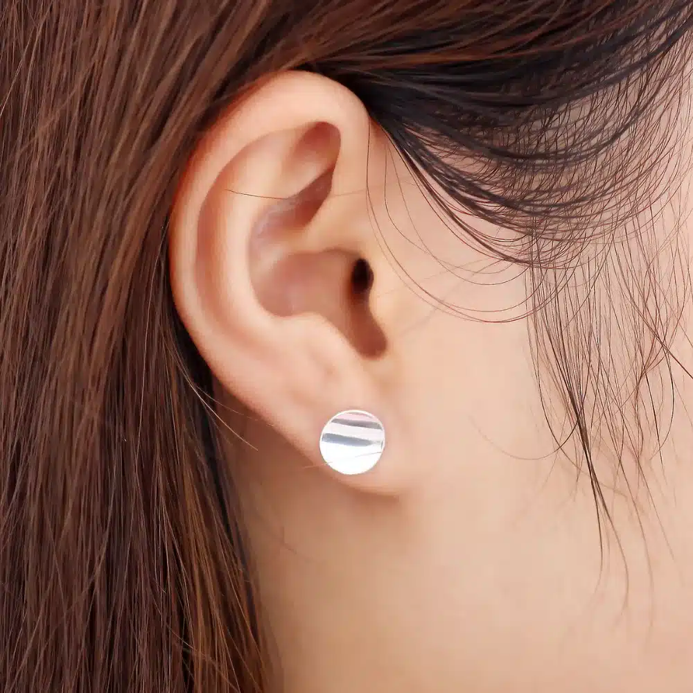 Shuangshuo 2017 Summer New Fashion Shiny Geometric Jewelry Round Stud Earrings for Women Party Earrings 45