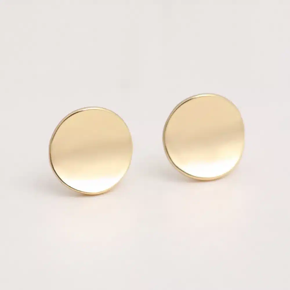 Shuangshuo 2017 Summer New Fashion Shiny Geometric Jewelry Round Stud Earrings for Women Party Earrings 46