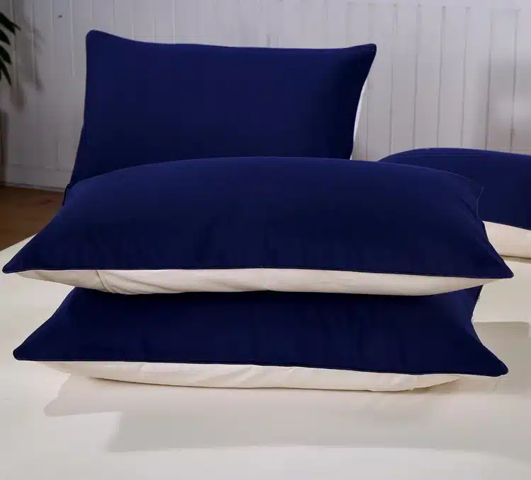 AB side bedding set super king duvet cover set dark blue +beige 3/ 4pcs bedclothes adult bed set man duvet flat sheet 230*250cm 18