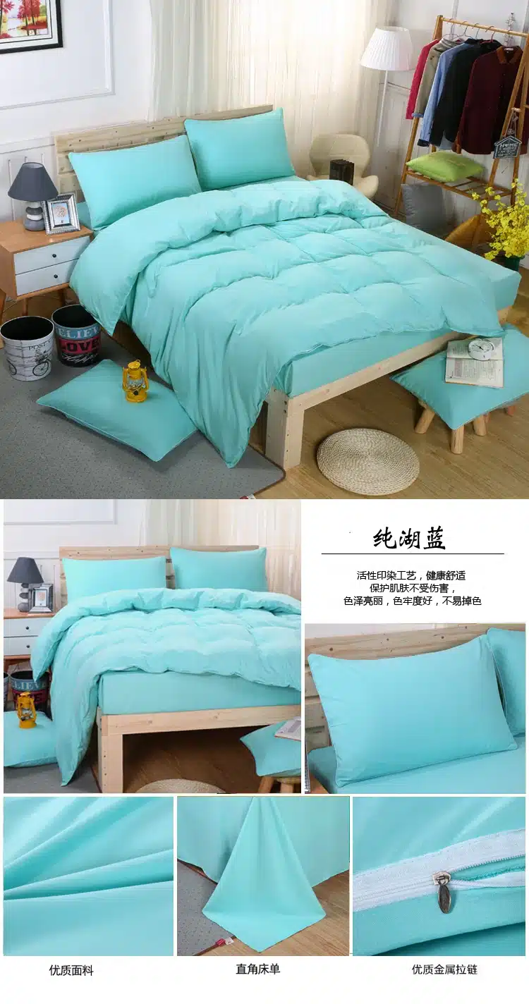AB side bedding set super king duvet cover set dark blue +beige 3/ 4pcs bedclothes adult bed set man duvet flat sheet 230*250cm 50