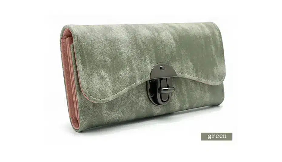 Vintage Fashion Women Wallet 2017 Casual PU Leather Long Wallet Clutch Purse High Quality Metal Hasp Womens Wallets And Purses 16