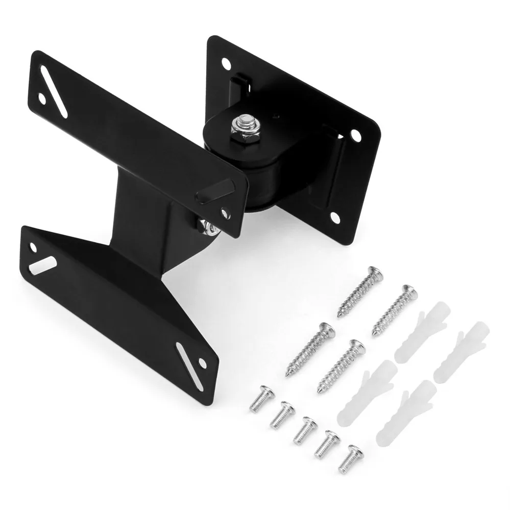 Universal 180 Degrees Rotated SPHC 14-24 Inch Durable Steel LCD LED Falt Panel Plasma TV Wall Mount Bracket 20