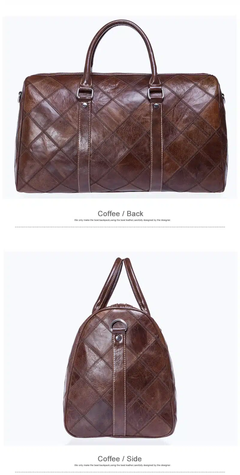 WESTAL Genuine Leather Bag Multifunction Shoulder Bags Men's Travel Bag Leather Travel Duffle Bag Leather Handbag Totes 8883 13