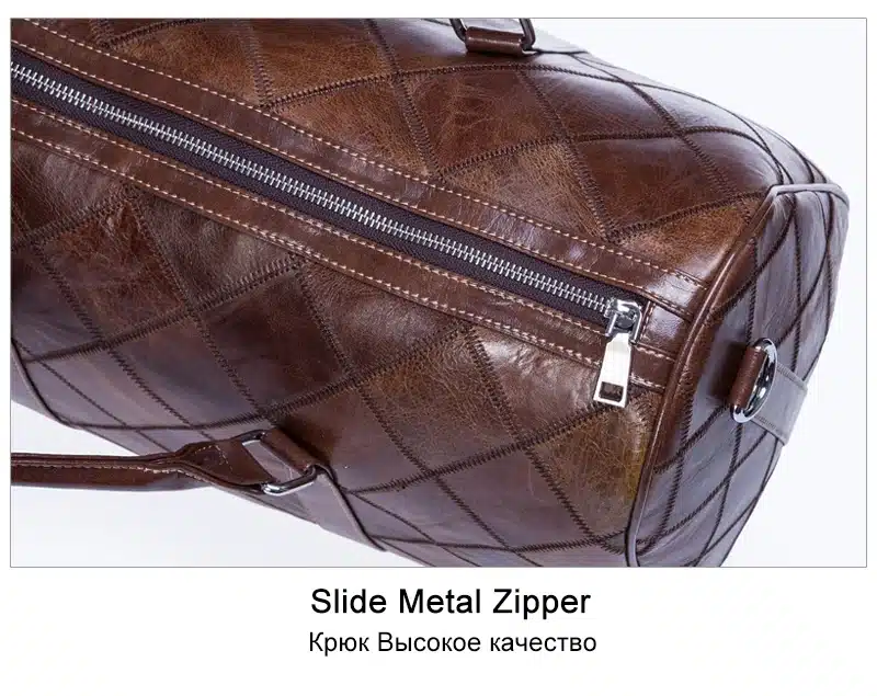 WESTAL Genuine Leather Bag Multifunction Shoulder Bags Men's Travel Bag Leather Travel Duffle Bag Leather Handbag Totes 8883 18