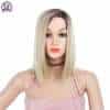 blond ja hall parukas mannekeenil