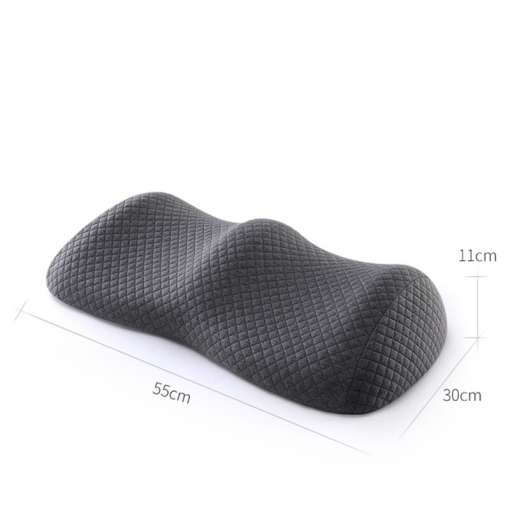tumehall mäluvahuga padi jalgadele, millel on ergonoomiline kuju ja tekstuuriga pind