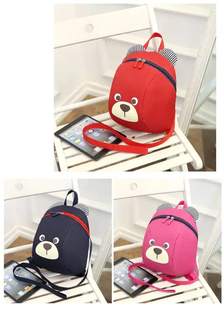 Aged 1-3 Toddler backpack Anti-lost kids baby bag cute animal dog children backpacks kindergarten school bag mochila escolar 13