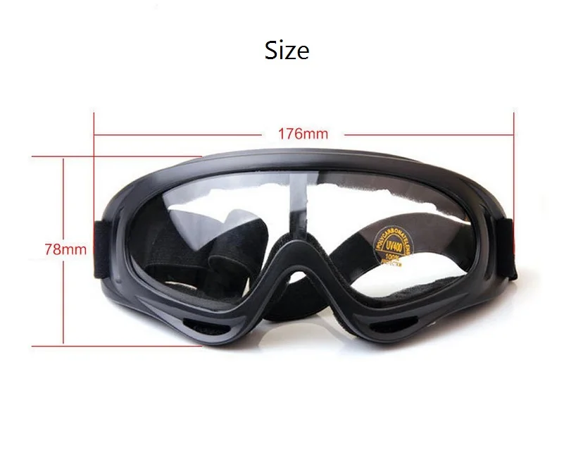Men Women Skiing Goggles for Winter Snowboarding Snowmobile Sled Sunglasses Cycling Googles Motorcycle Windproof AIRSOFT Goggles 8