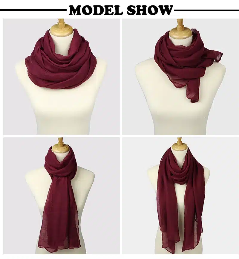 Neelamvar 2017 autumn winter Scarf Women big size Solid cotton Scarves echarpes foulards femme shawl Female new hijab 14 colors 25