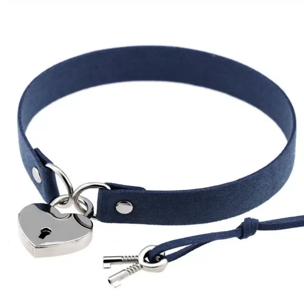 Todorova Gothic Punk Harajuku Heart Lock Velvet Leather Choker Necklace Choker Collar with Key Jewelry for Women Accessories 20